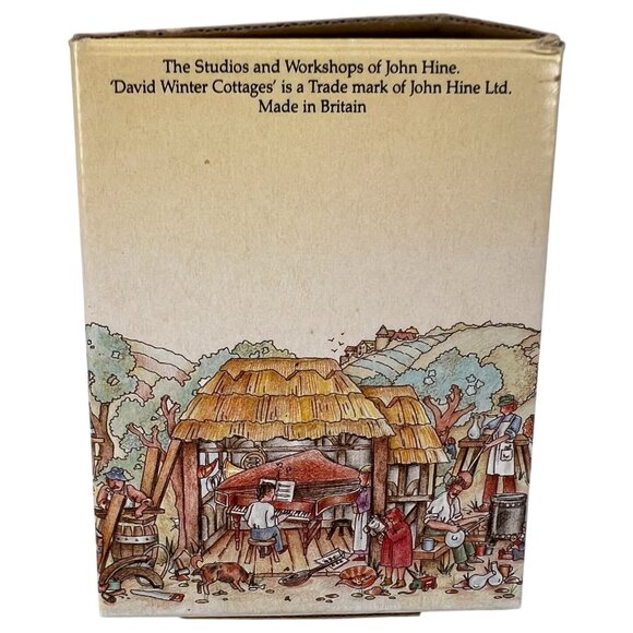 David Winter Cottages The Village Shop 1982 John Hine Studios Box COA Britain - Picture 11 of 12